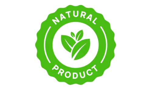 All Natural logo for respilean, emphasizing the use of 100% natural ingredients in the weight loss supplement for a healthier approach.