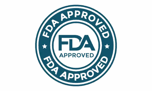 FDA Approved logo for respilean supplement, ensuring product safety and compliance with health regulations.