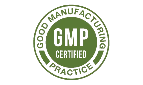 GMP Certified logo for respilean, indicating that the product is manufactured following Good Manufacturing Practices for quality and safety.